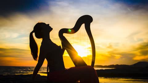 Relaxing Harp Meditation music video #12