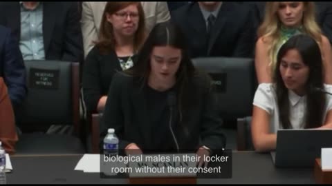 Lia Thomas's teammate, sexual assault survivor, testifies on sharing a changeroom with trans swimmer