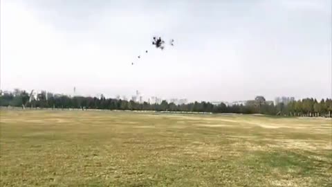 Chinese drone swarms.