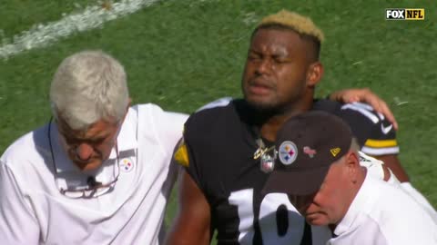 JuJu Smith-Schuster Arm Injury vs. Broncos