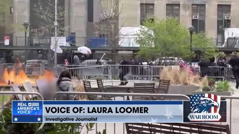 Laura Loomer Details Man Lighting Himself On Fire Outside Of President Trump's Trial