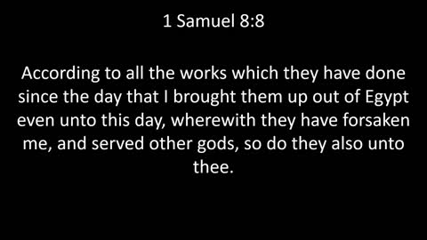 KJV Bible 1st Samuel Chapter 8