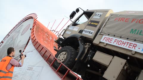 Truck Climb World Record