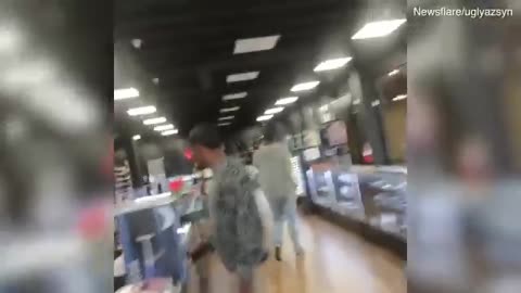 Vape shop worker LOSES IT and refuses to serve Trump supporter!