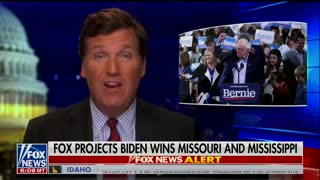 Tucker Carlson says Bernie losing because he's weak