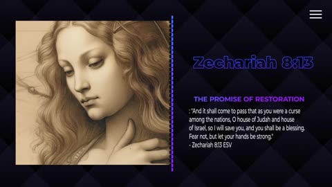 Zechariah 8:13 - The Promise of Restoration