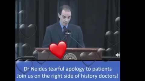 Dr. Dan Neides gives tearful apology for pushing vaccines