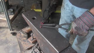 Forging split cross pendants