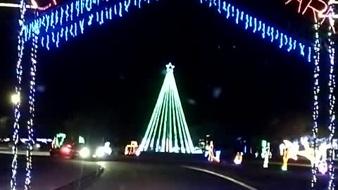 Christmas lights in College Station Texas