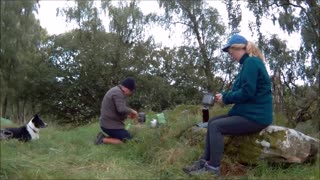 Paupers Peregrination, Wild Camp, Shaftoe Crags, Northumberland.