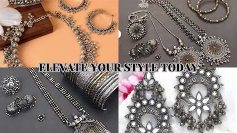 Stunning Oxidized Indian Jewelry- Vastrabhushan