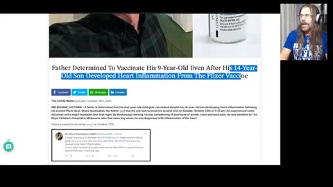 HIS 14-YEAR OLD GETS A HEART CONDITION AFTER PFIZER VAXX, NOW HE WANTS TO VACCINATED HIS 9-YEAR OLD!