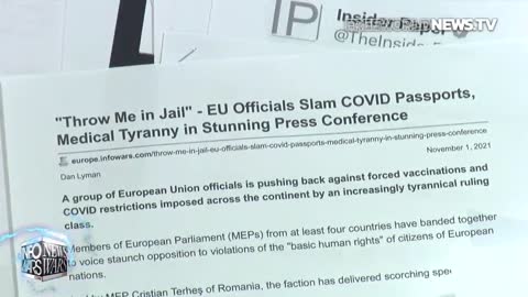 European MEPs Say They’re Risking Their Lives To Stop The Covid Tyranny