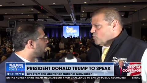 Raheem Kassam Says Libertarian Convention Ejected MAGA Supporters from Front Rows