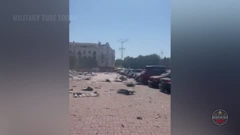 Karma - Many drone terrorists of Ukraine/NATO bite the dust at drama theater building in Chernihiv