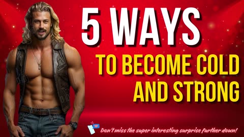 5 Ways To Become Cold And Strong