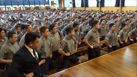 Farewell Haka for Mr Stuart Leighton