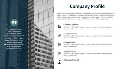 Company Profile PowerPoint Template