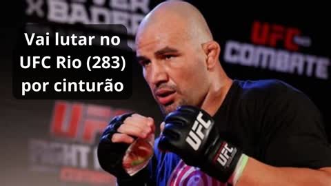 Glover Teixeira lutara pelo cinturão dos meio-pesados no UFC Rio, em janeiro.