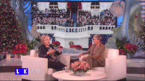 Hillary Clinton**Comes On Ellen Show First Time