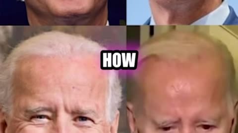 TALE OF TWO PRESIDENTS. NOT REAL BIDEN BTW