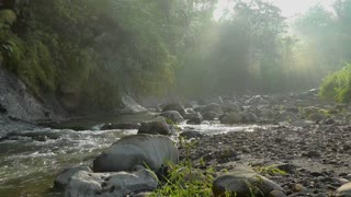 Amazing view of flowing river