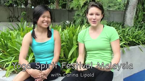 Yoga Spirit Festival Malaysia 2014 with Carina