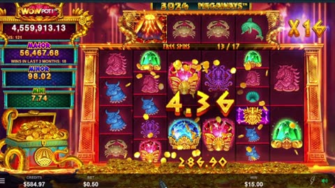 Ancient Fortunes Poseidon Megaways Slot Mega Win