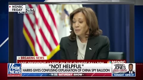 Kamala Harris gives confusing explanation of China spy craft