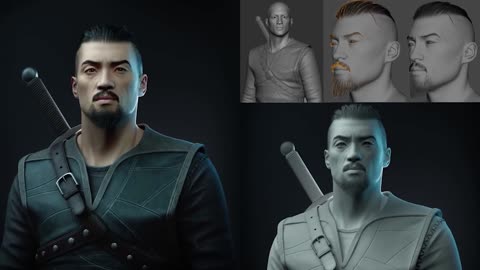 [ZBrush] Sculpting Warriors, Part 1