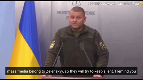 Fake video of Commander-in-Chief Zaluzhnyi. A Putin speech follows...