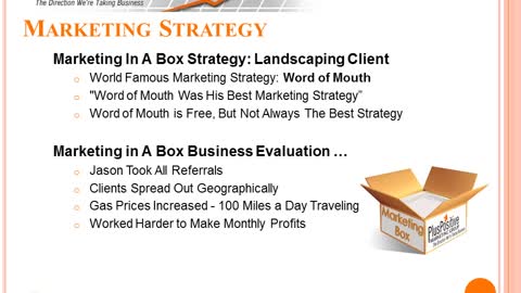 Marketing in a Box Business Strategy