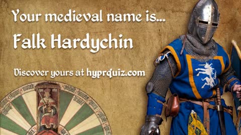 Male Medieval Name Game