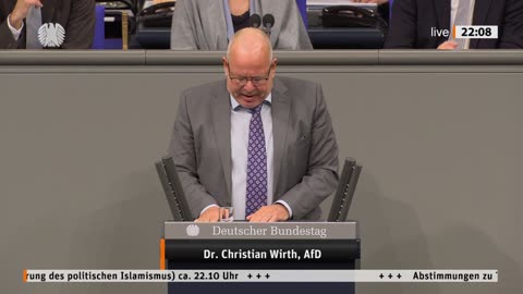 Dr. Christian Wirth Rede vom 16.03.2023 - Finanzierung des politischen Islamismus