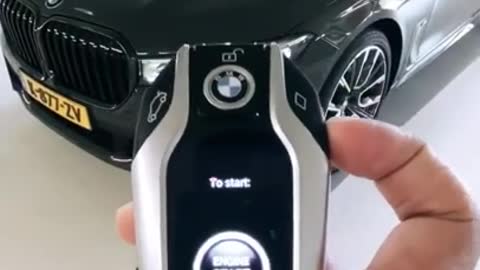 BMW car remote control on drive...