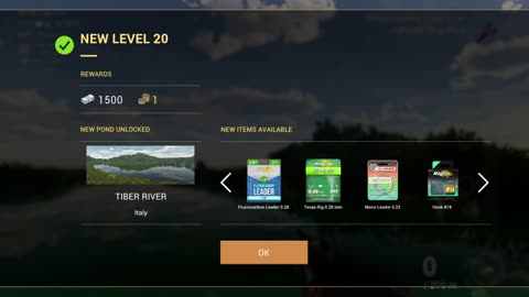 Everglades fishing, new level 20, Fishing Planet