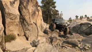 Rock crawling Little Sluice