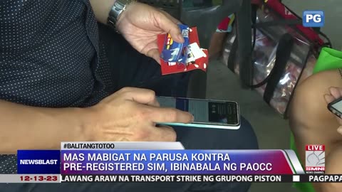 Mas mabigat na parusa kontra pre-registered SIM, ibinabala ng PAOCC