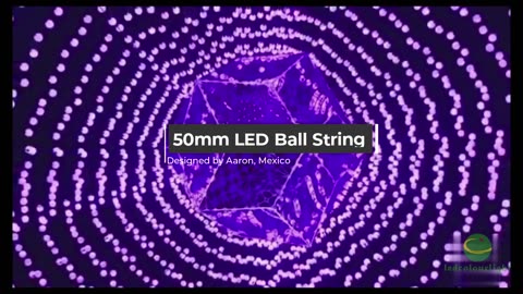 50mm LED Pixel Ball String Light