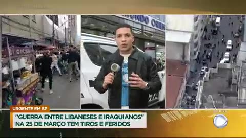 Rua 25 de Março: rixa entre comerciantes libaneses e iraquianos causa briga generalizada