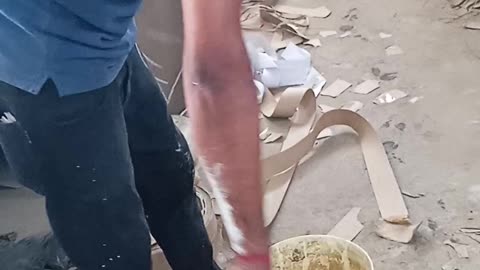 Making gum with waste materials