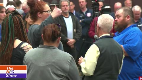 East Palestine, Ohio mother finally SNAPS during town hall