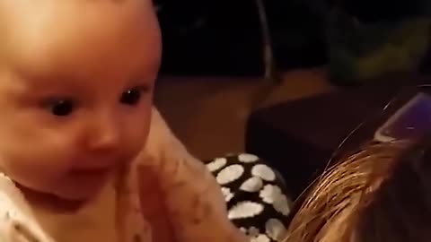 Cute babies funny reaction with thei parents😘😍