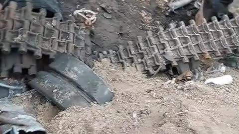 The Destruction of the Ukrainian self-propelled guns 2S3 "Acacia