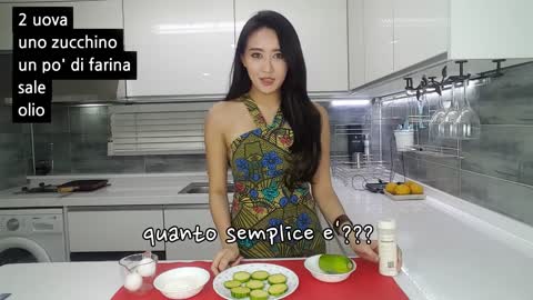 Zucchine fritte alla coreana! [호박전/hobakjion] ♥cibo coreano in italiano♥