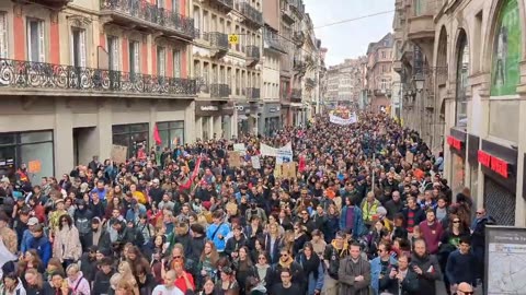 Paris - People Taking To The Streets In Protest