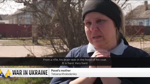 Ukraine war_ Mother of dead son - I want revenge