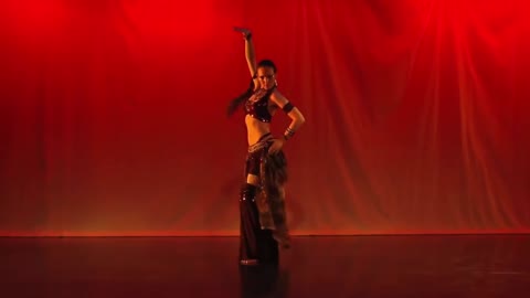 Korean Belly Dance in Stage