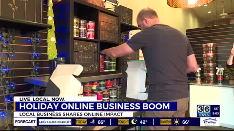 Local business sees boom in online orders ahead of holiday season