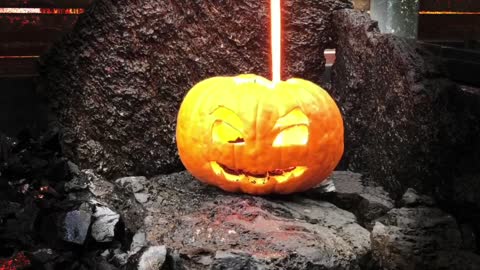 Happy Halloween! Lava vs. Pumpkin - The Most Epic Halloween Video